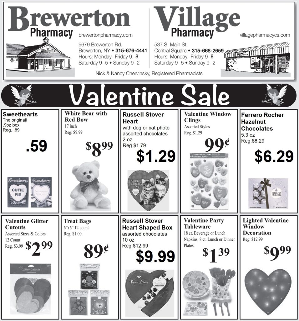 Weekly Specials Village Pharmacy and Compounding Center Central Square