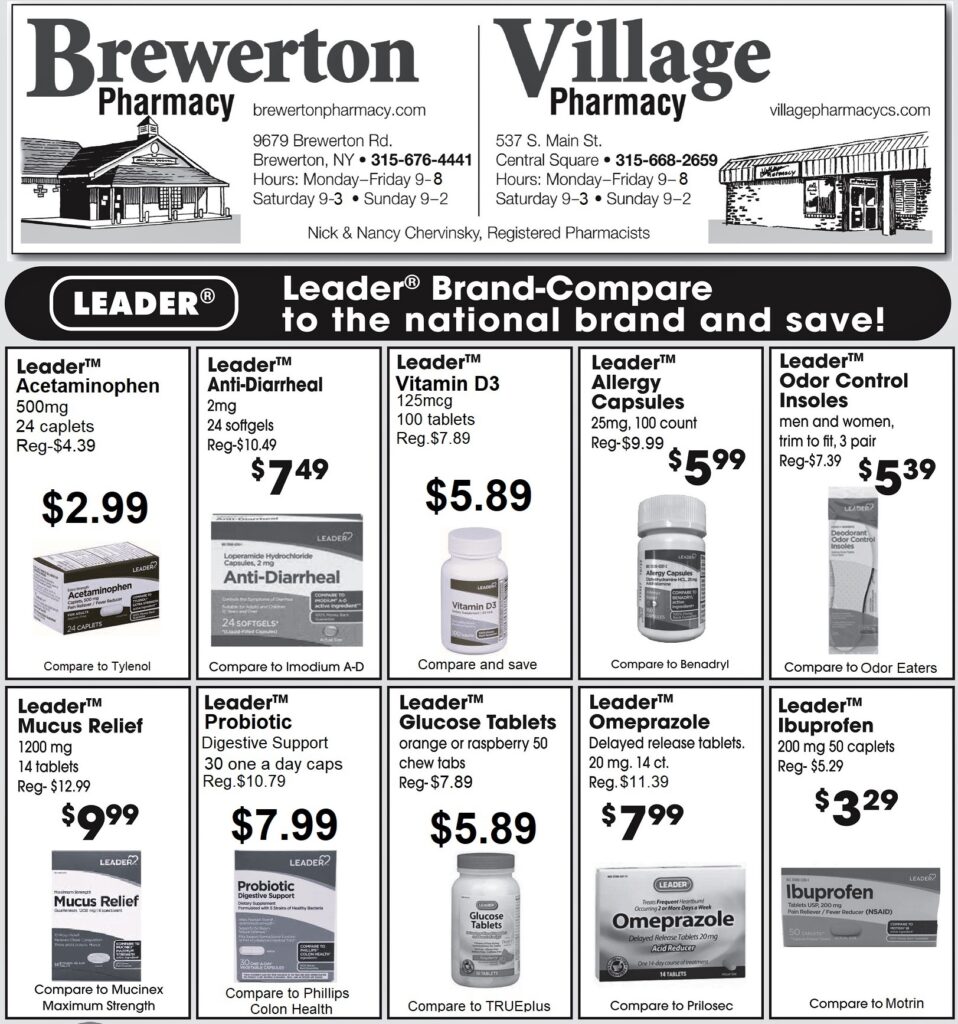 Save on Leader Brand products this week