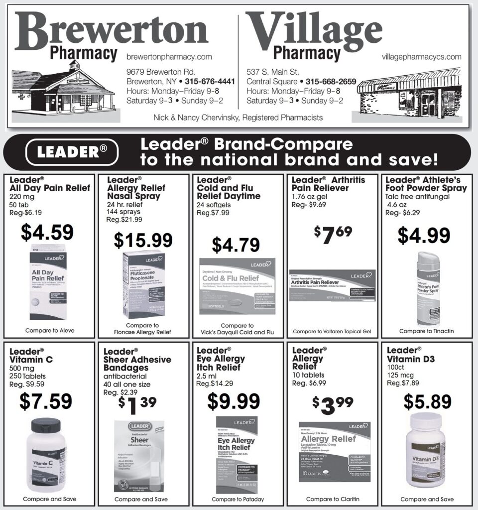 Save big $$ on Leader Brand this week