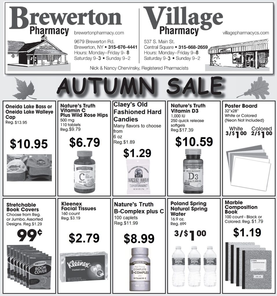 keep money in your pocket with our autumn sale this week
