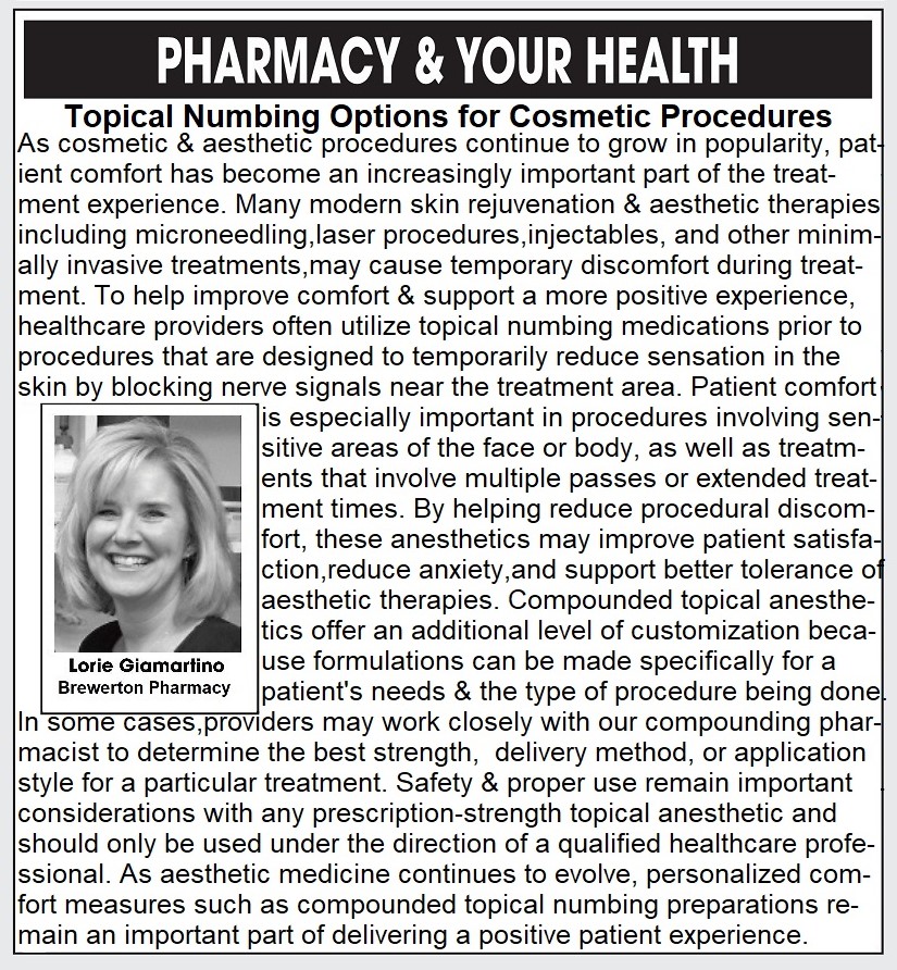 Pharmacy & Your Health: Topical Numbing Options for Cosmetic Procedures...
